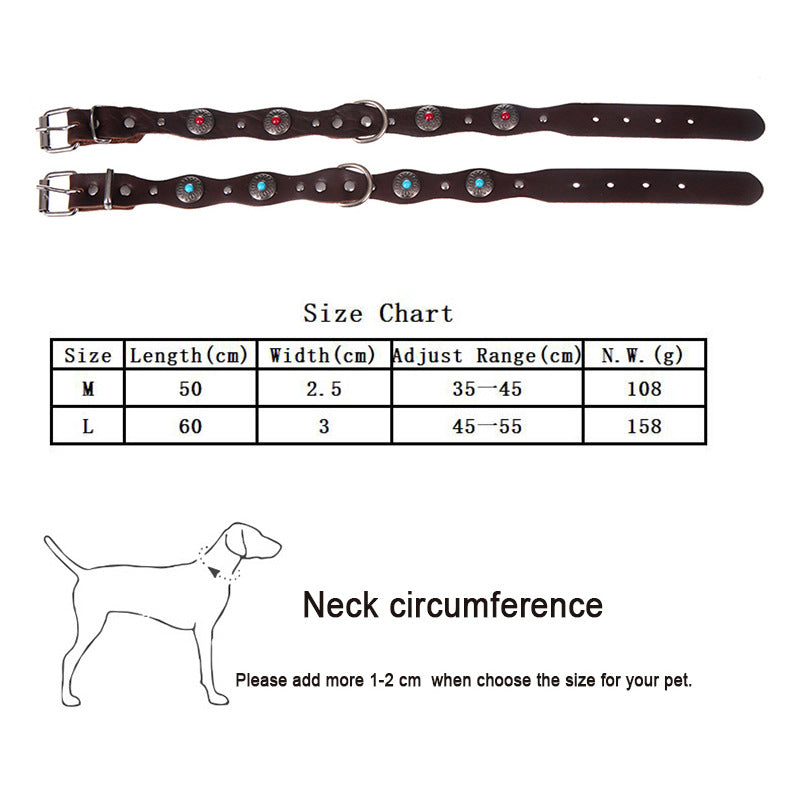 Dog Pet Diamond Retro Ethnic Collars