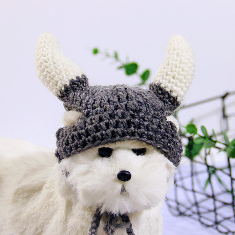 Funny Pet Dog Cat Cap Costume Winter Warm Hat