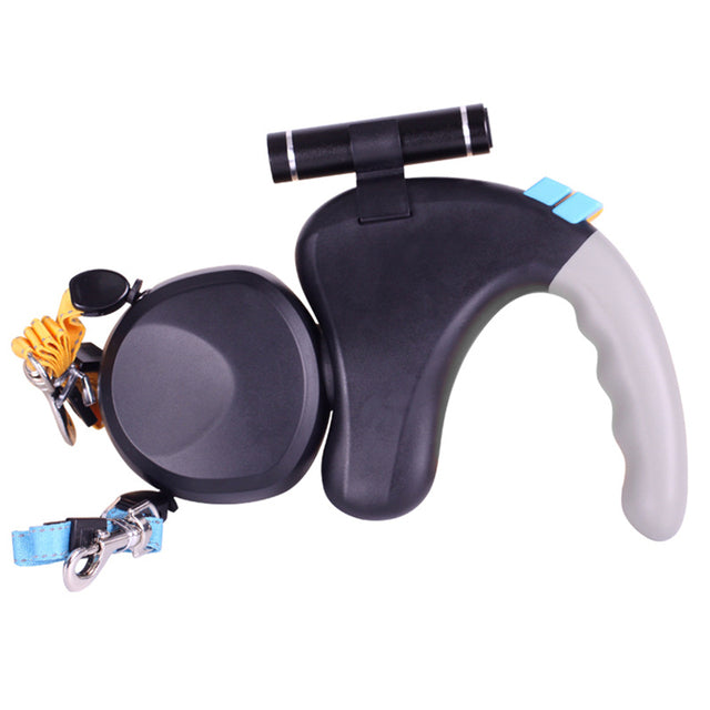 Dog Double Leashes Retractable Pet Leash Rope 3M