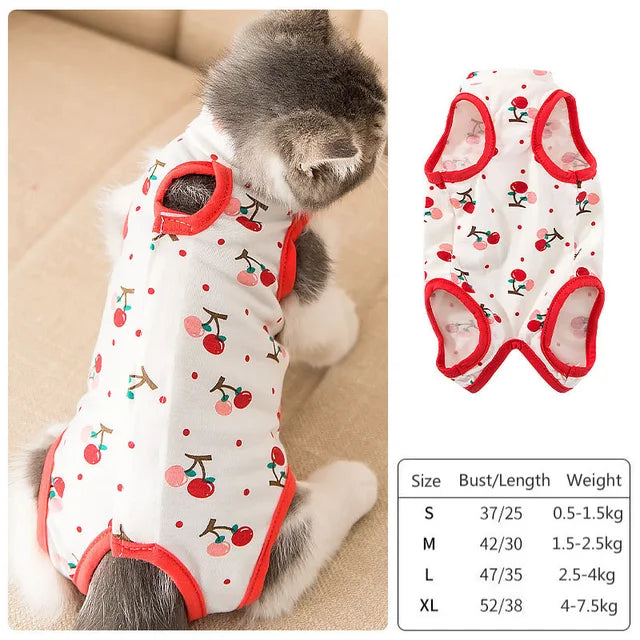 Cat Sterilization Suit Spring Summer Anti-Licking Surgery After Recovery