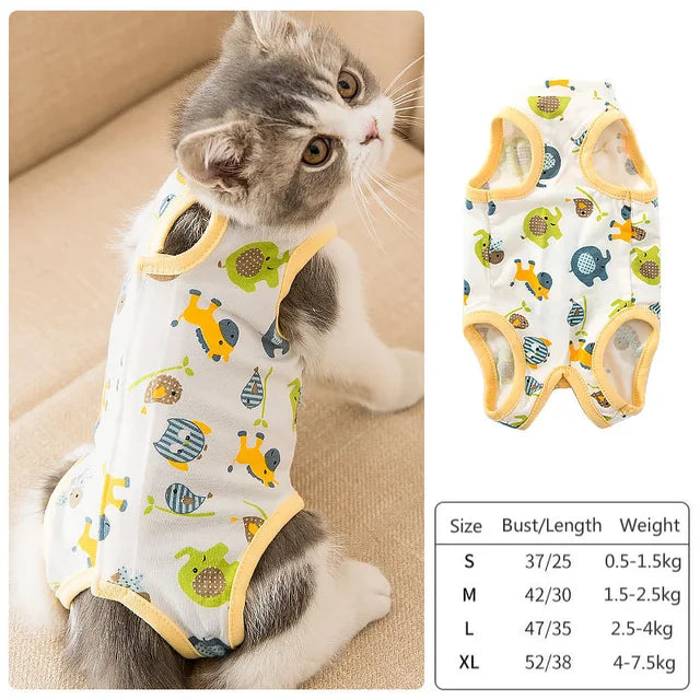 Cat Sterilization Suit Spring Summer Anti-Licking Surgery After Recovery