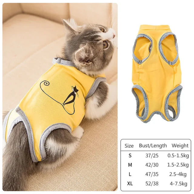 Cat Sterilization Suit Spring Summer Anti-Licking Surgery After Recovery