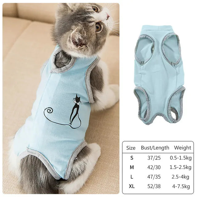 Cat Sterilization Suit Spring Summer Anti-Licking Surgery After Recovery