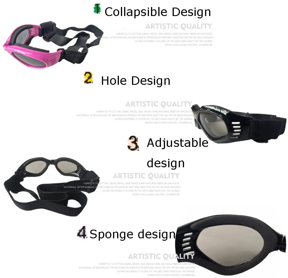 Colorful Dog Sunglasses Small Dog Goggles