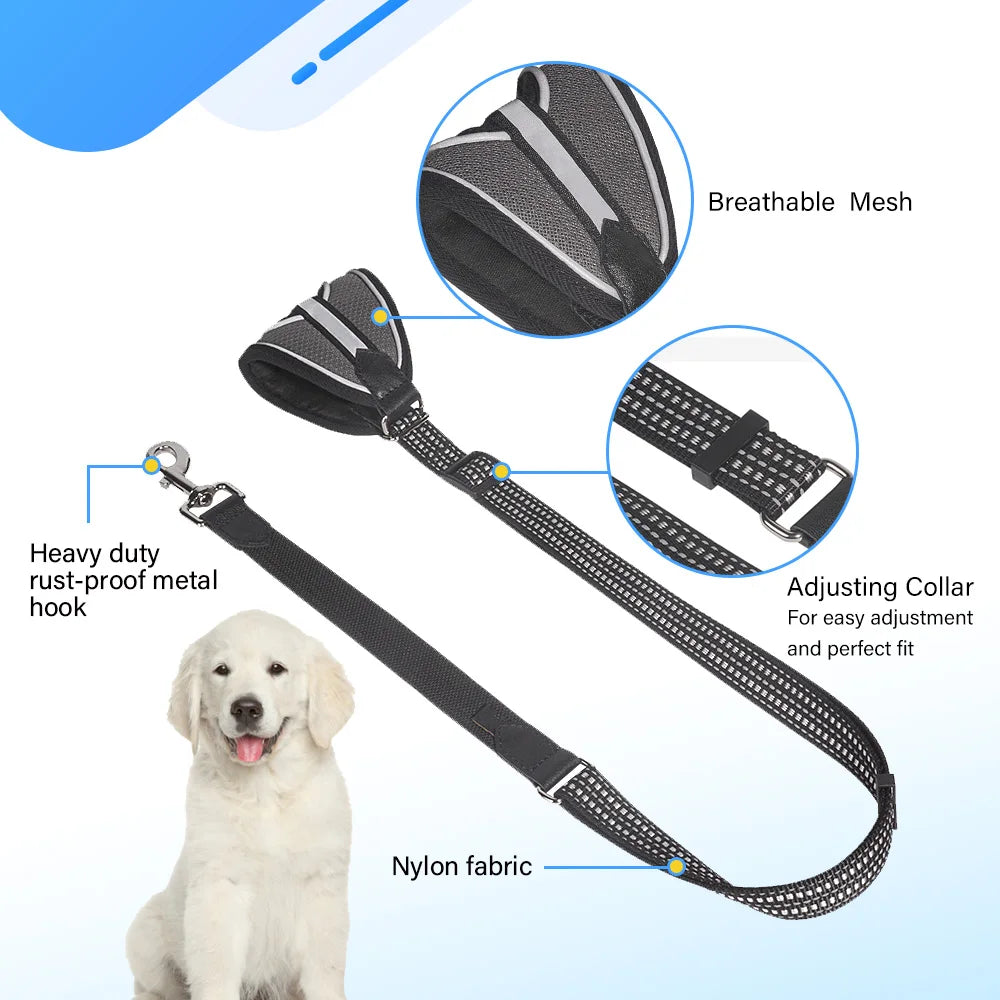 Hands Free Elastic Reflective Tracking Dog Leash