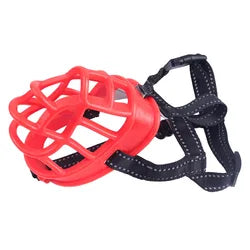 Prevent Biting And Chewing Upgraded Reflective Dog Muzzle