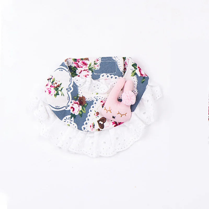 Print Triangle Bib Pet Cat Bandana Collar