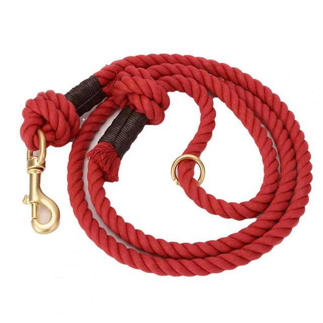 Dog Leash Solid Color Braided Pet Dog Traction Rope