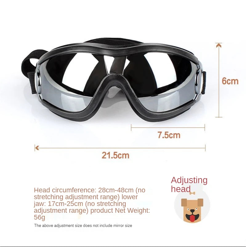 Dog Sunglasses UV Protection Windproof Anti-Breaking Goggles