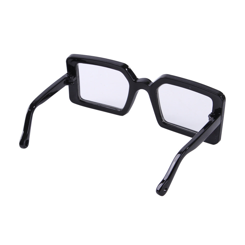 Plastic Transparent Sunglasses Cat Square Glasses
