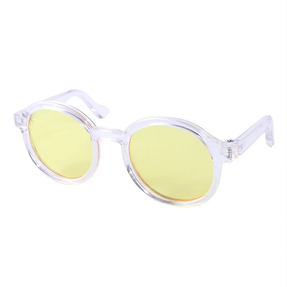 Pet Cute Glasses Plastic Transparent Cat Sun Glasses
