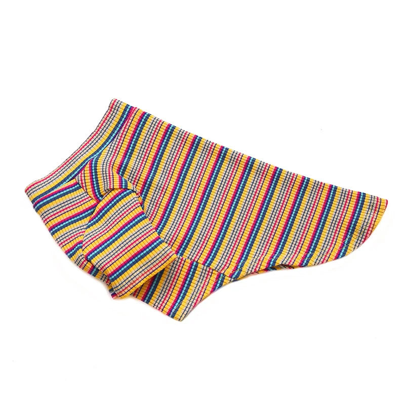 Pet Dog Clothes Striped Dog Jumpsuit Pajamas