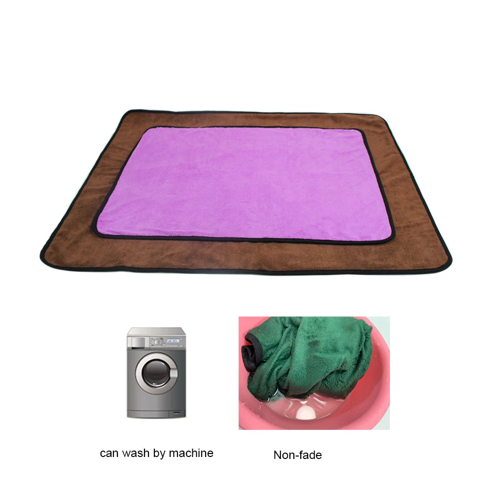 Puppy Old Dog Pet Pee Pad Washable Soft Pet Whelping Pad