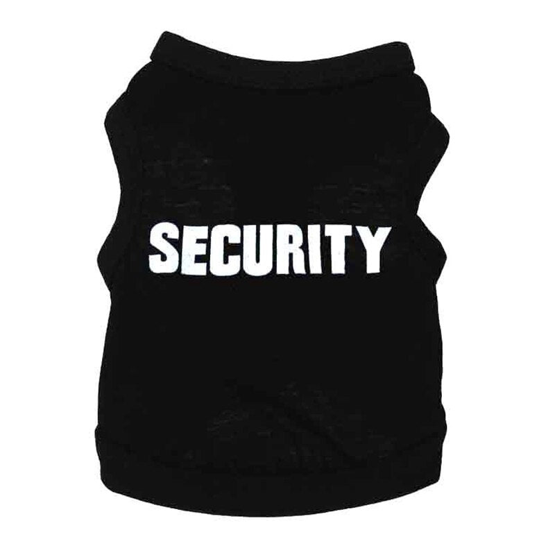 Cute Cat - Dog Clothes Pet Vest Puppy Letter Print Cotton T Shirt