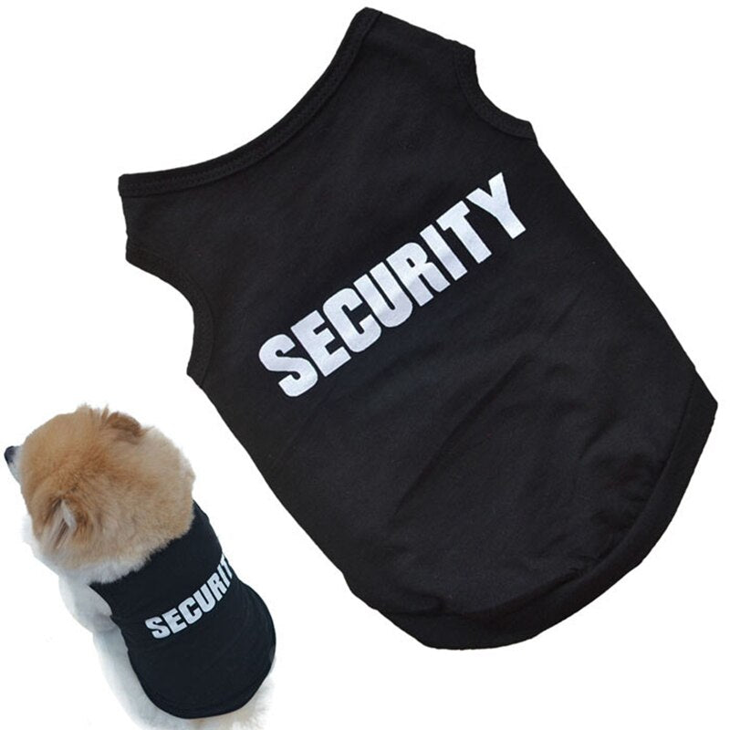 Cute Cat - Dog Clothes Pet Vest Puppy Letter Print Cotton T Shirt