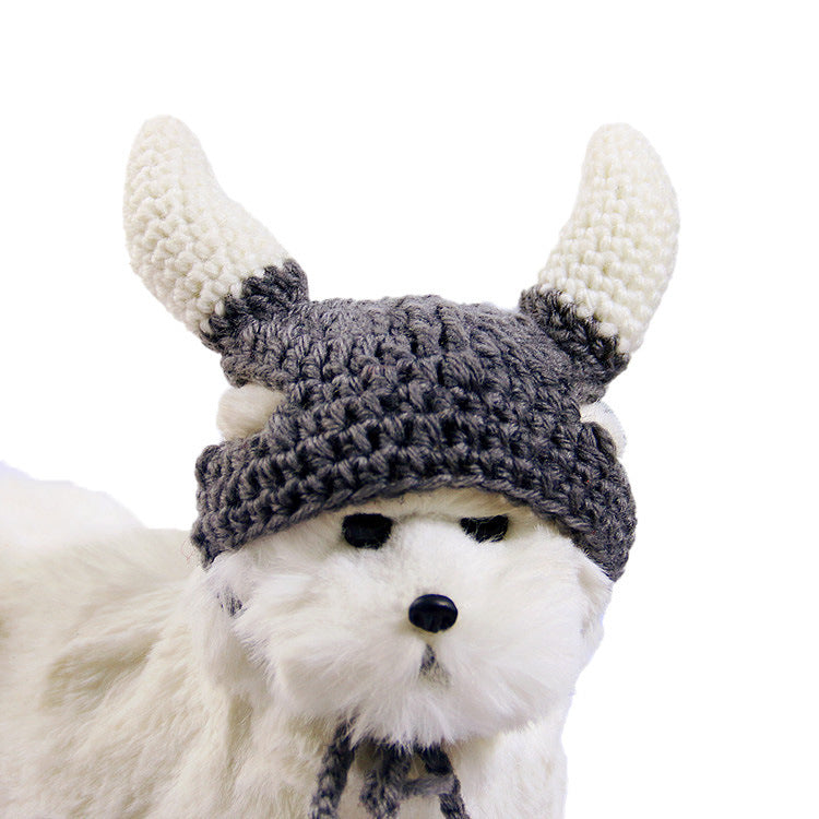 Funny Pet Dog Cat Cap Costume Winter Warm Hat
