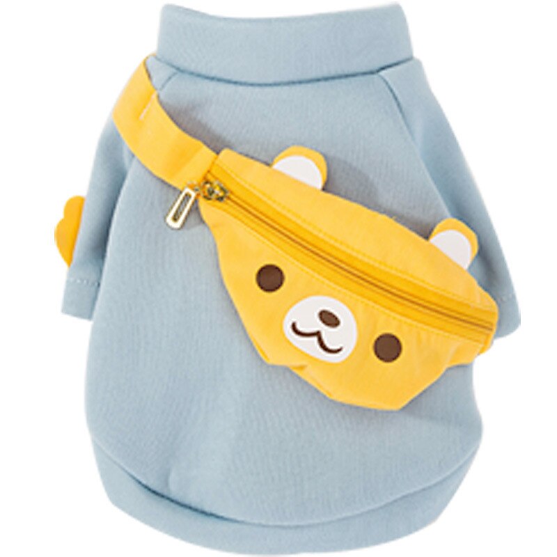 Dog Cartoon Cute Jumper Two-legged Cat Pet Clothes Coat