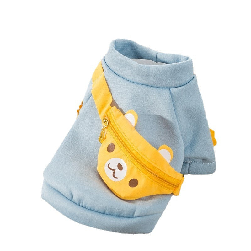 Dog Cartoon Cute Jumper Two-legged Cat Pet Clothes Coat