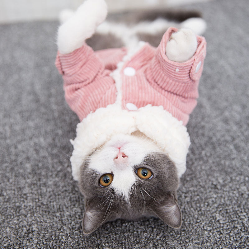 Pet Dog Clothes Winter Thicken Jacket Cat Warm Coat