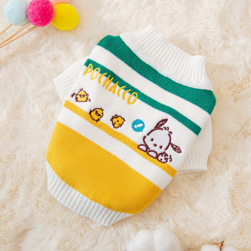 Knitted Cat Winter Jumper Warm Sweater Vest