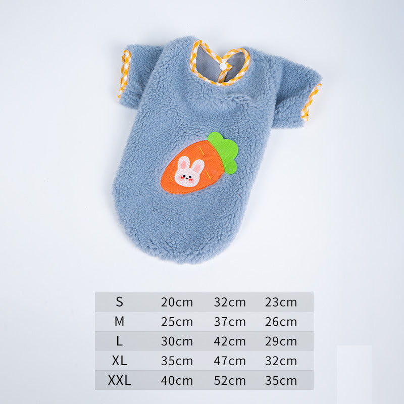 Cat Winter Warm Fleece Jumper Pet Clothes Coat