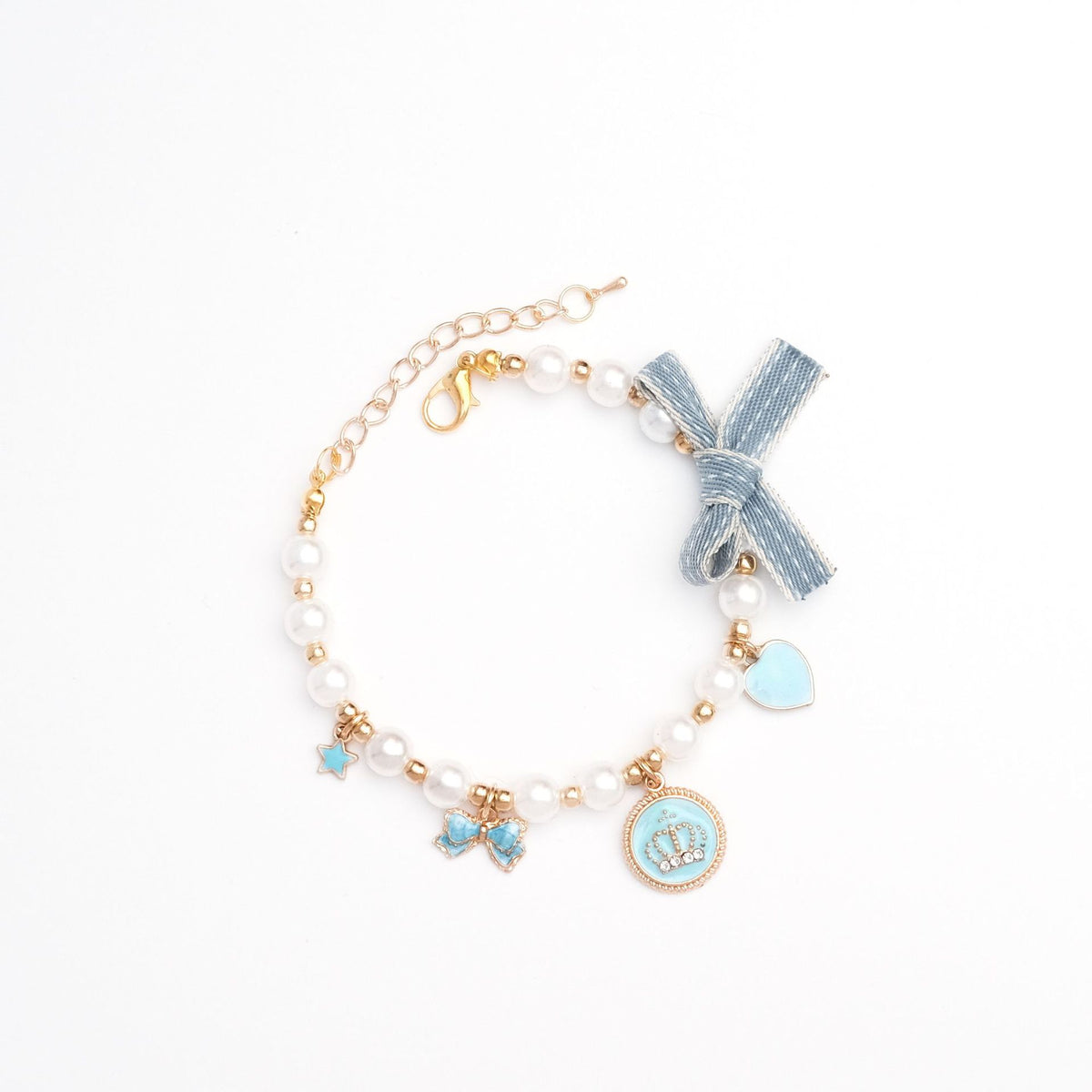 Pearl Charm Cat Pet Collar Necklace