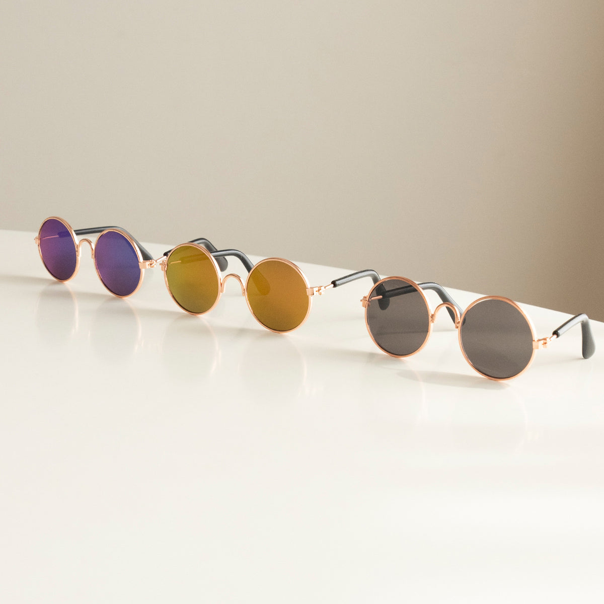Casual Sunglasses for Dog, Aluminum Alloy Resin Glasses