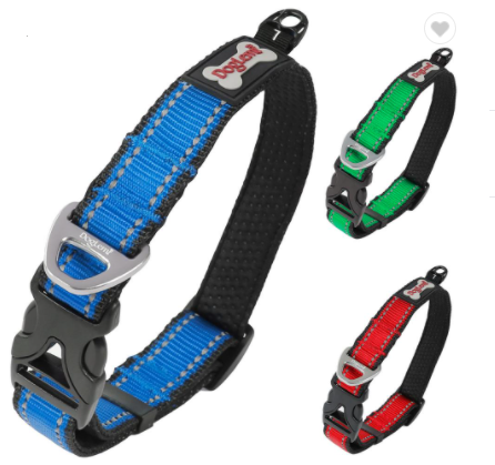 Reflecting Nylon Dog Collar Pet Neck Collar