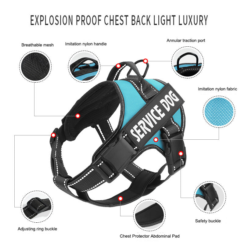 Dog Outdoor Walking Harnesses Neck Strap
