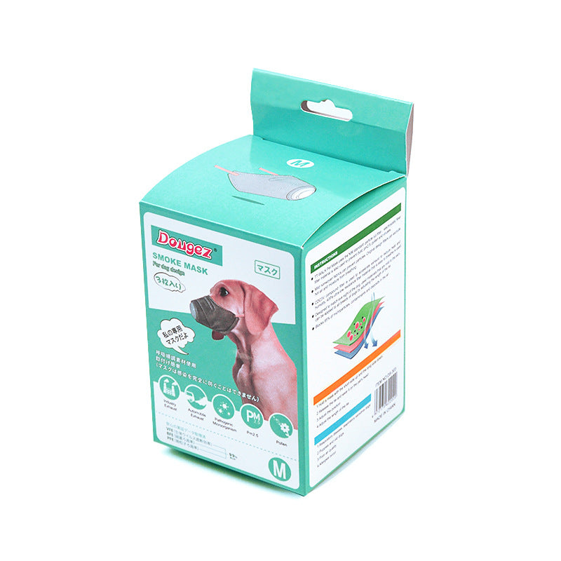 Washable Anti Barking Smog Dog Muzzle