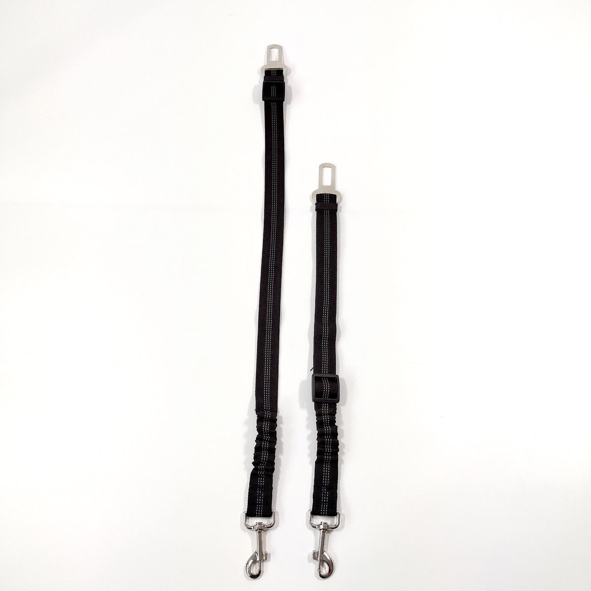Dog Seat Belt Car Harness Durable Nylon Reflective Bungee Fabric Tether