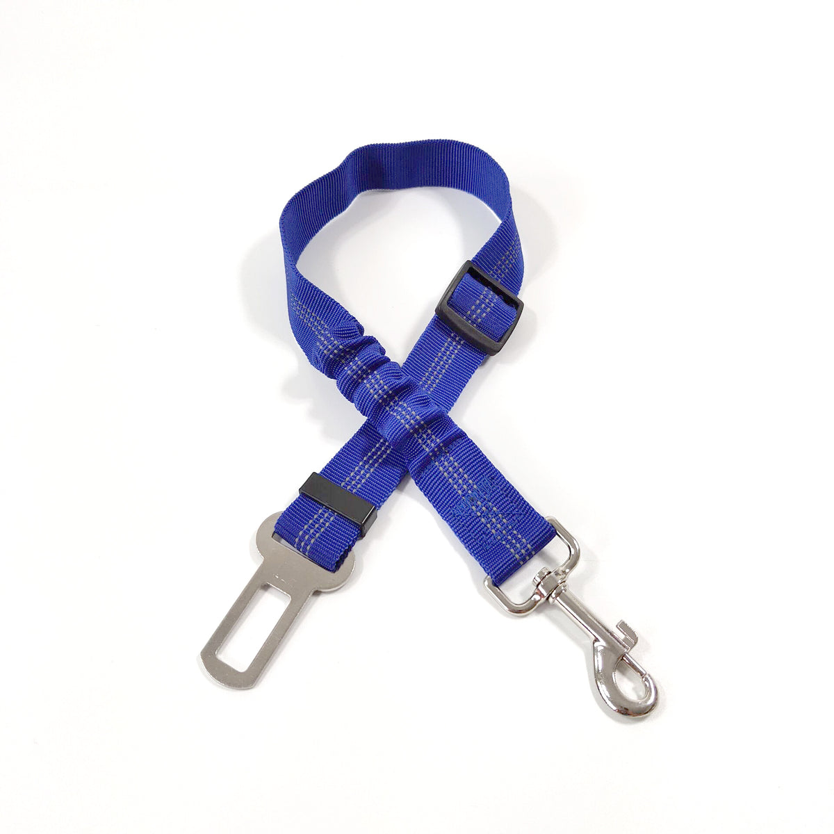 Dog Seat Belt Car Harness Durable Nylon Reflective Bungee Fabric Tether