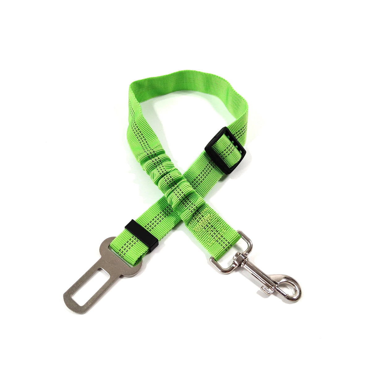 Dog Seat Belt Car Harness Durable Nylon Reflective Bungee Fabric Tether