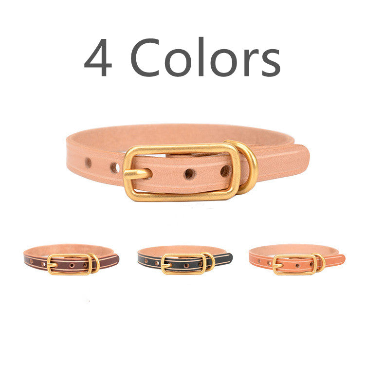 Pet Dog Leather Collars