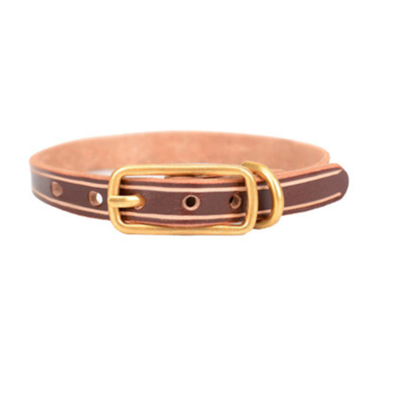 Pet Dog Leather Collars