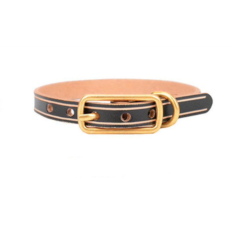 Pet Dog Leather Collars
