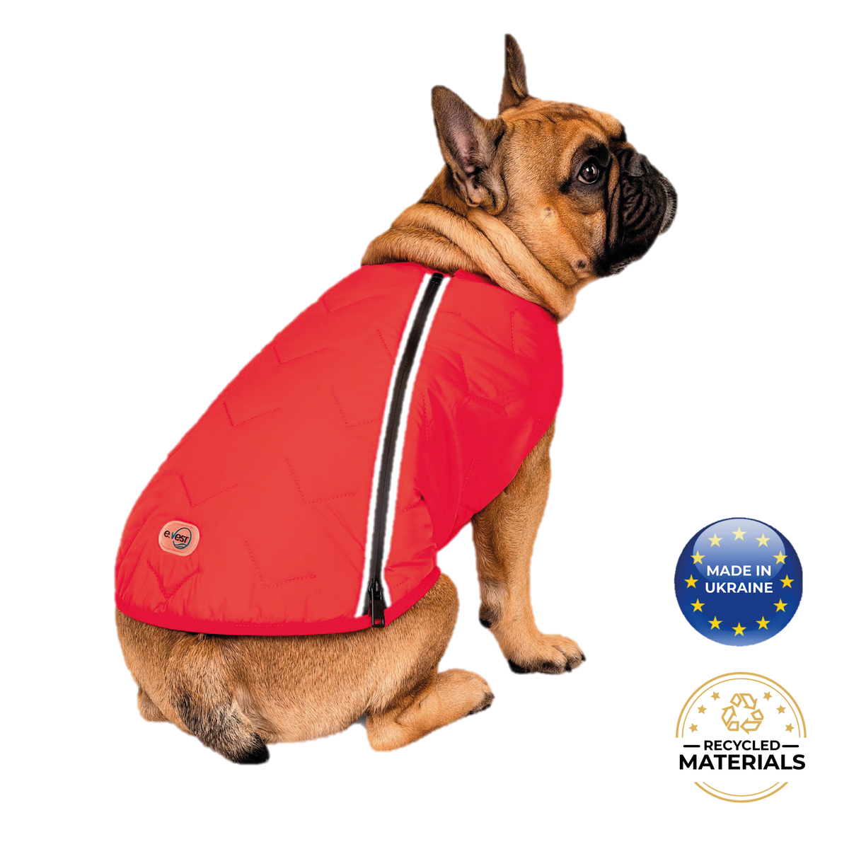 Sustainable Eco-Friendly Dog Jacket / Vest - Made in Ukraine - [[Product type]] | Buffy's