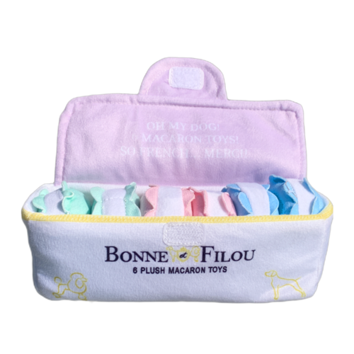 Plush Macaron Squeaky Dog Toy - [[Product type]] | Buffy's