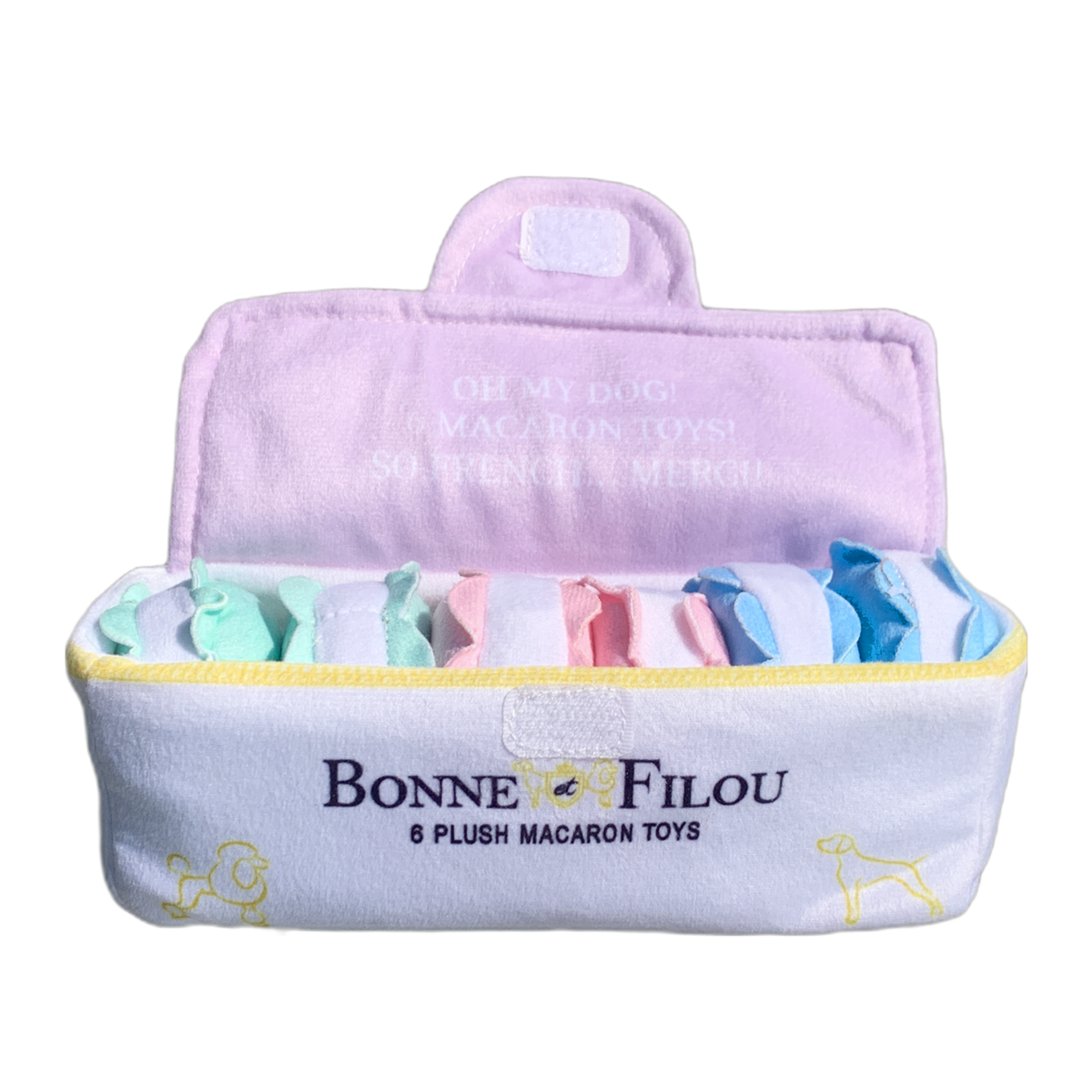 Plush Macaron Squeaky Dog Toy - [[Product type]] | Buffy's