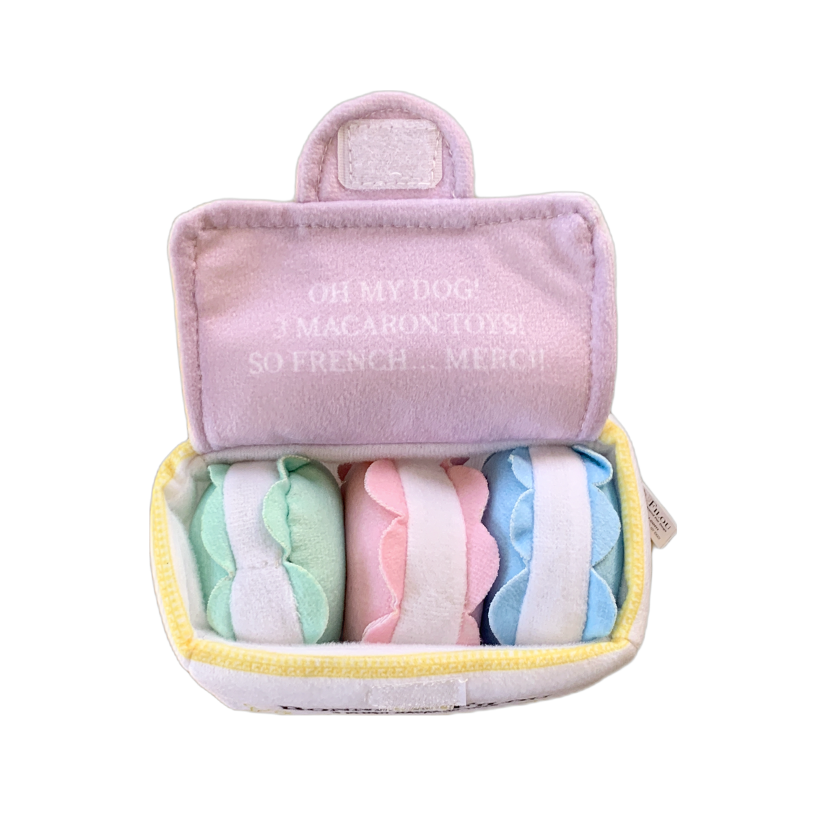 Plush Macaron Squeaky Dog Toy - [[Product type]] | Buffy's