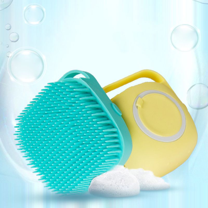 Soft Silicone Bristles Cat Dog Bath Brush Comb Scrubber Shampoo - [[Product type]] | Buffy's