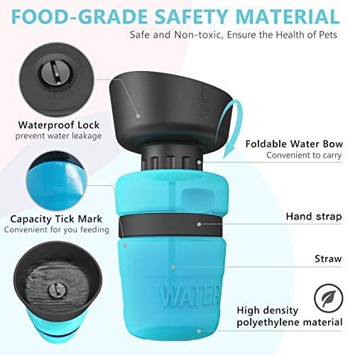 Pet Outdoor Foldable Bottle Dog Travel Water Bottle - [[Product type]] | Buffy's