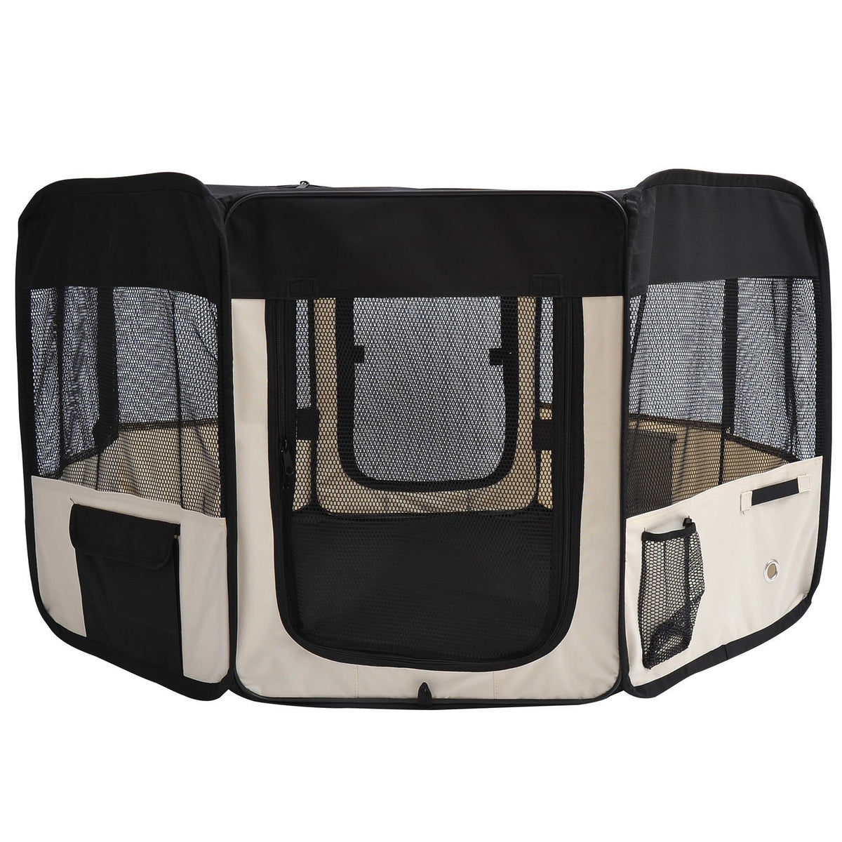 PawHut 49.2-inch Soft Pet Playpen Folding Tent Kennel Puppy Cat Dog - [[Product type]] | Buffy's