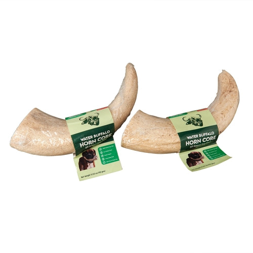Water Buffalo Horn Core Dog Chews-2 Count-10 oz - [[Product type]] | Buffy's