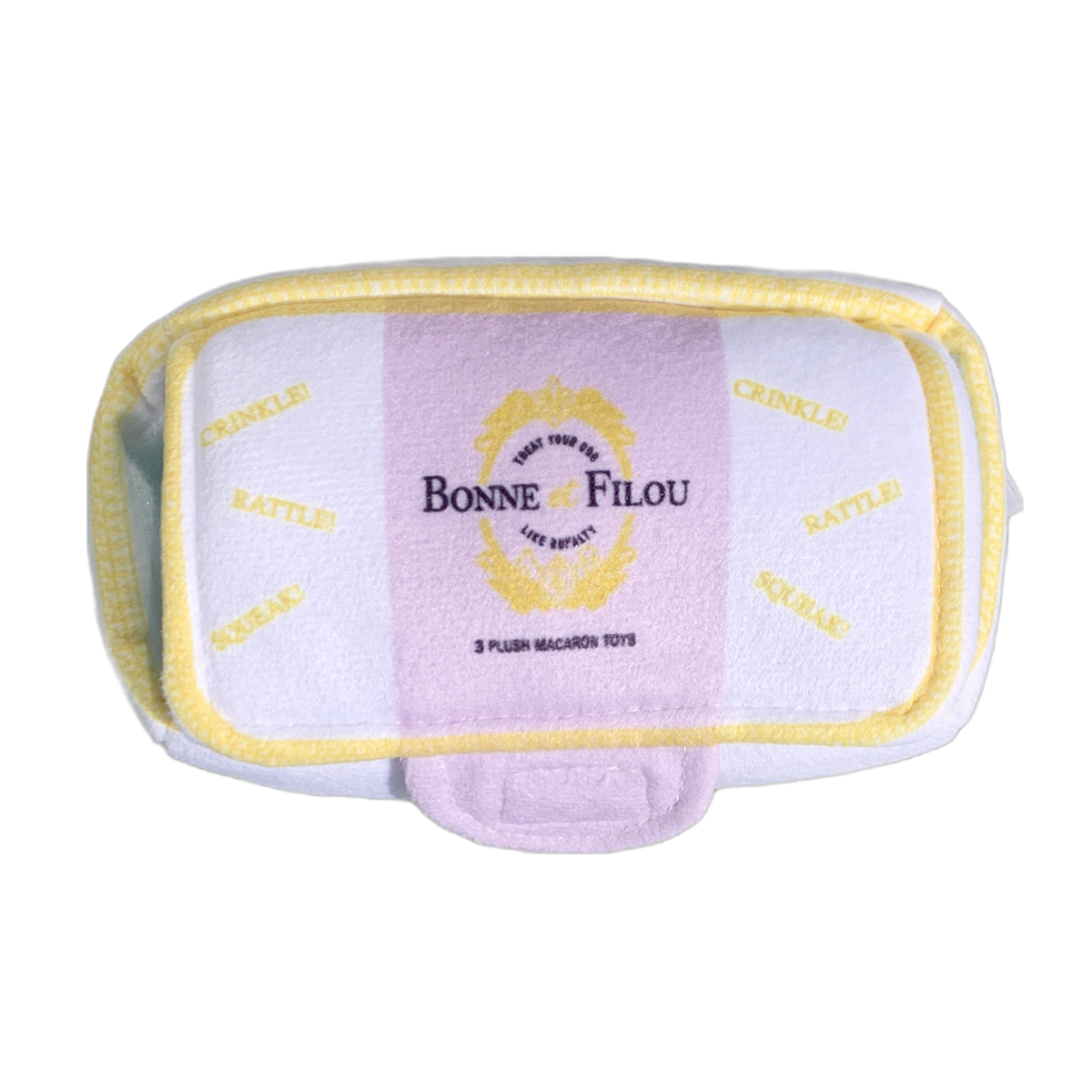 Plush Macaron Squeaky Dog Toy - [[Product type]] | Buffy's