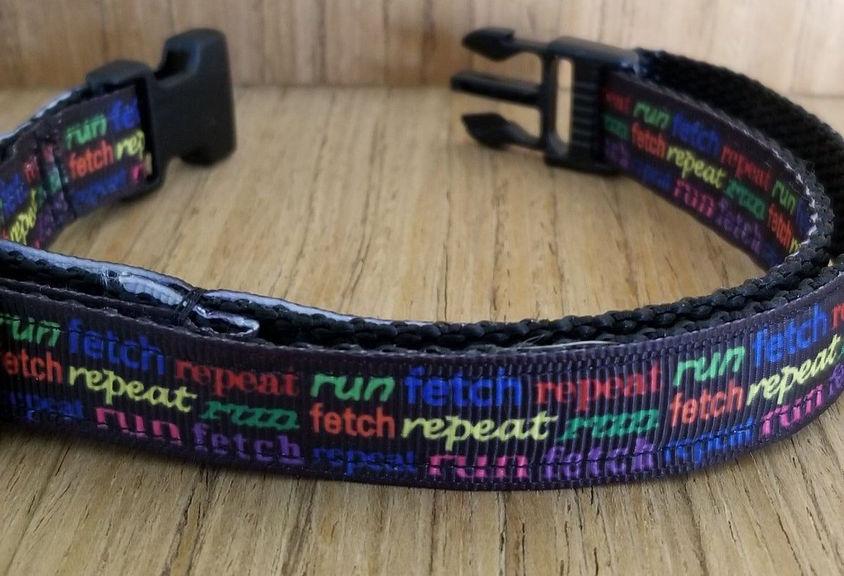 Collar/ Small/ Run Fetch Repeat - [[Product type]] | Buffy's