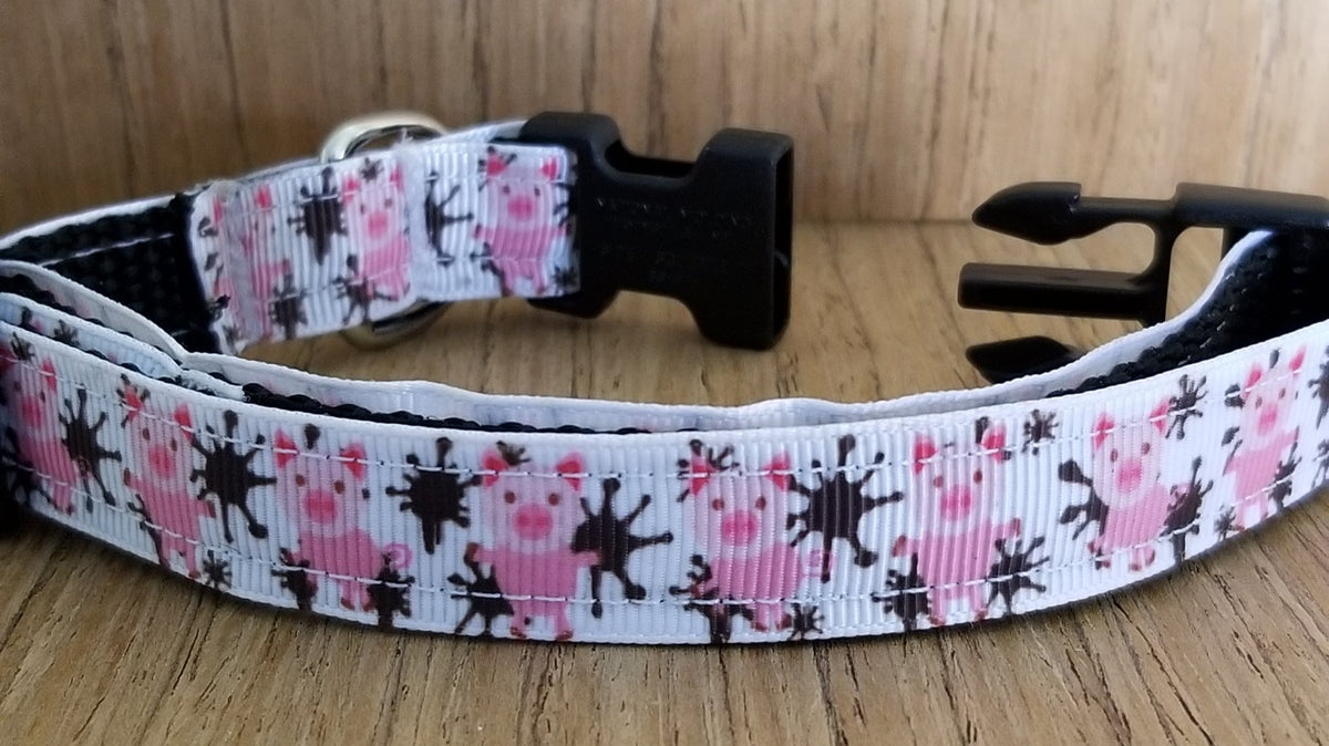 Collar/ Small/ Pigs in the Mud - [[Product type]] | Buffy's