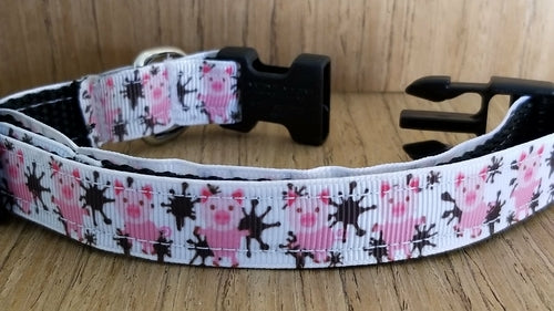 Collar/ Small/ Pigs in the Mud - [[Product type]] | Buffy's