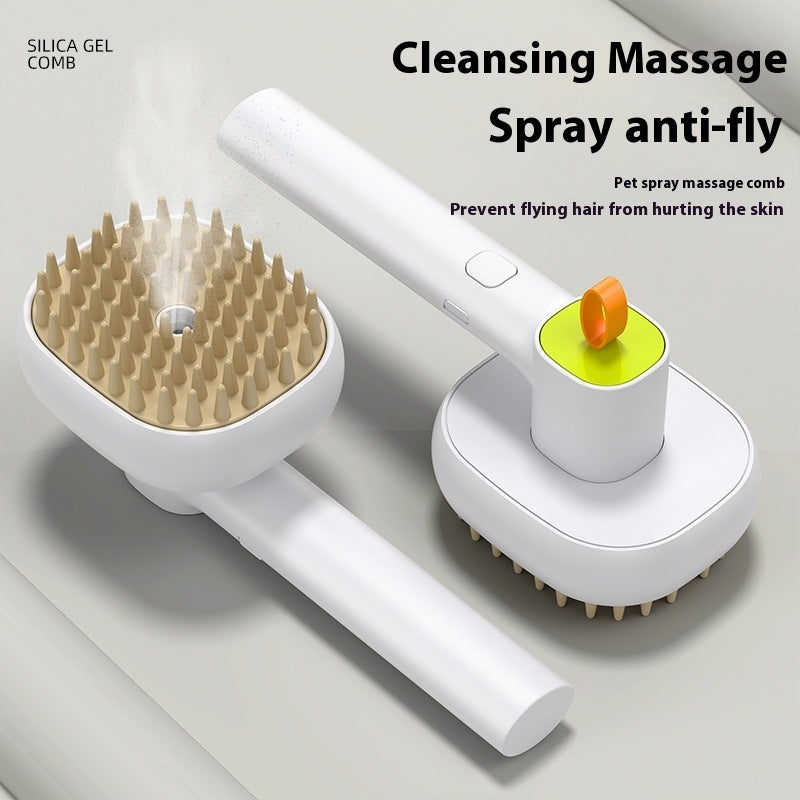 Pets Cat Dog Soft Teeth Electric Massage Spray Comb Pet Products - [[Product type]] | Buffy's