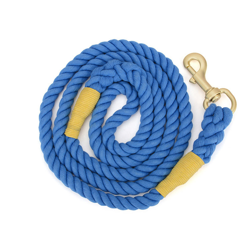Pet Dog Woven Cotton Rope Leash Lead